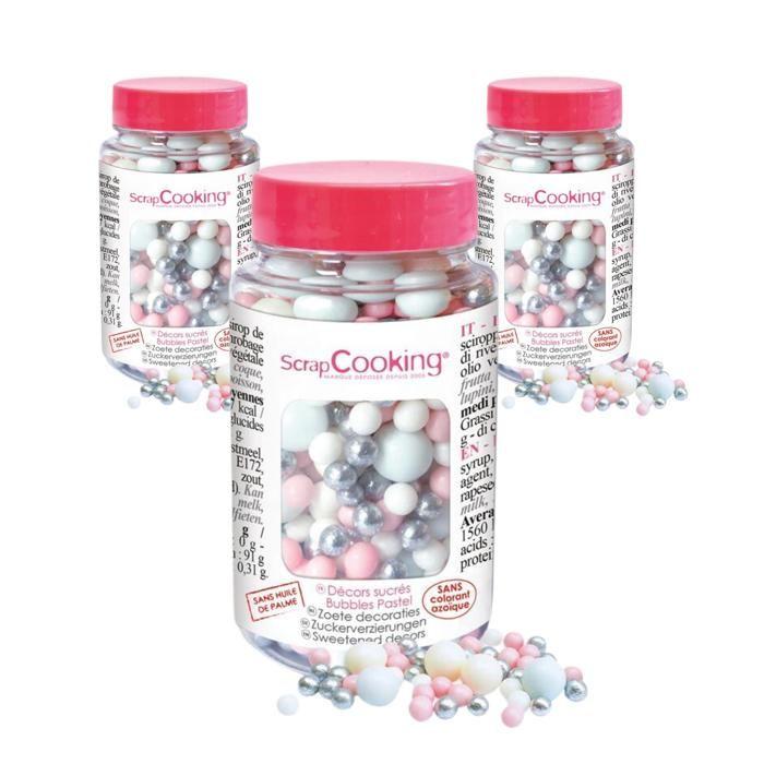 Décors sucrés boules pastel 210 g