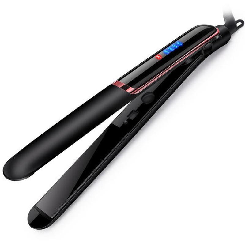 Professional Led Portable Flat Iron Fourth Gear Ceramic Hair Iron Hair Straightener 2 In 1 Hair Straightener And Curler