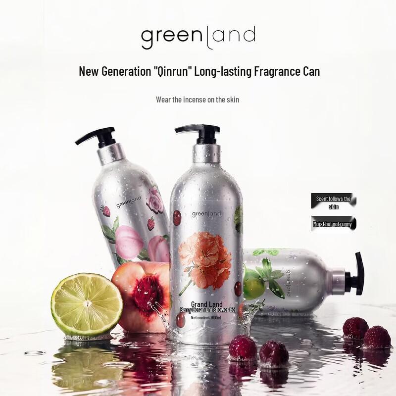 Grand Earth Berry & Geranium Shower Gel