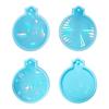 Shiny Light and Shadow Ornaments Silicone Epoxy Keychain Mold DIY Earrings Pendant Jewelry for Valentine Gift Crafts