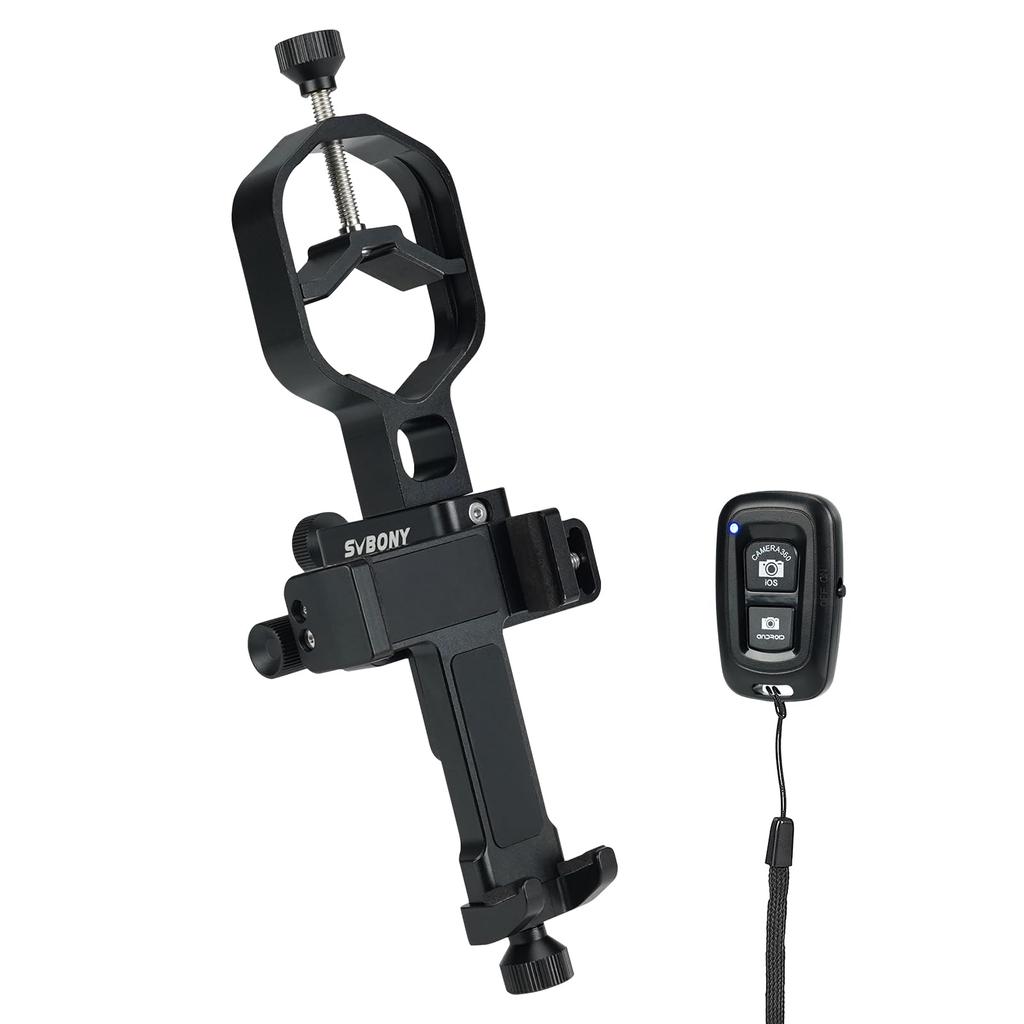 SVBONY Specially designed for optical products Smartphone adapter for telescopes fine adjustment possible Easy to use Universal smartphone adapter