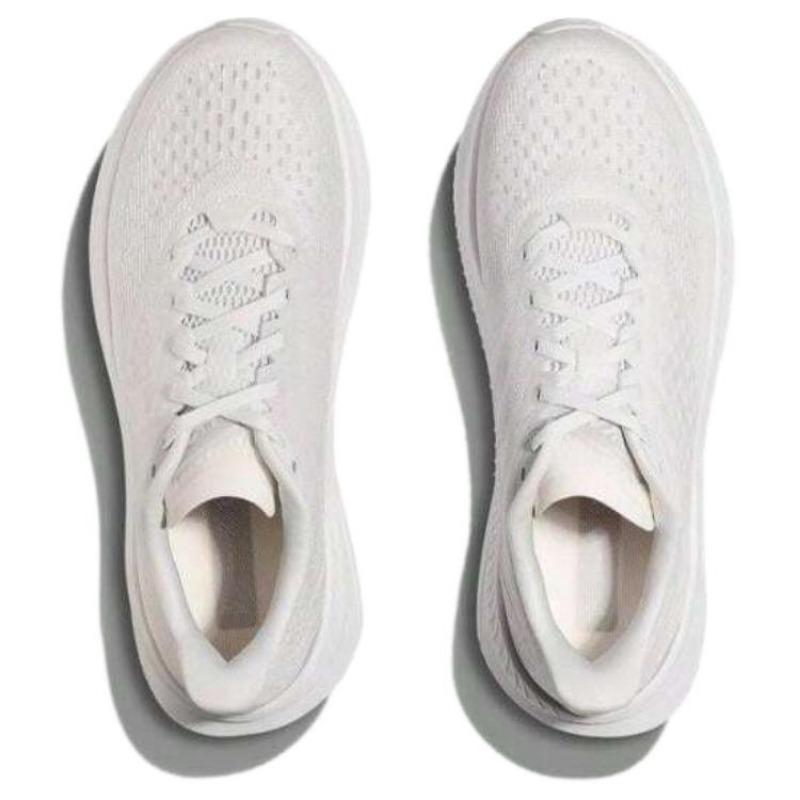 HOKA One One Mach 6 Women's Low-top Running Shoes White 1164033-WWH