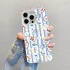 Fish Sardine Painting Art Silver IMD Phone Case For iPhone 17 Pro Max 16 15 Pro 14 13 Mini 12 11 XR 17Air Plus Hard Matte Cover