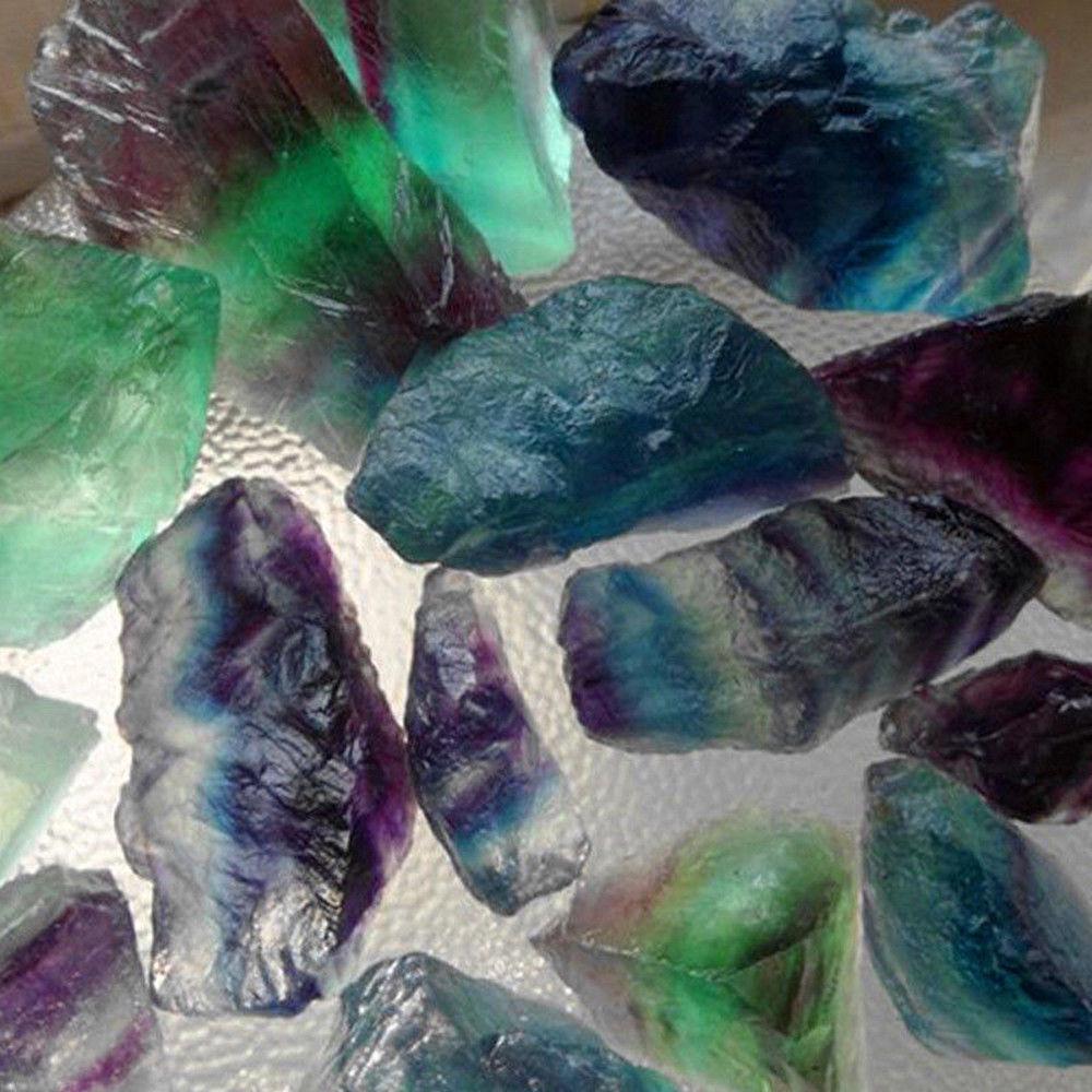 Natural Fluorspar Quartz Stone Sphere Crystal Fluorite Ball Healing GemstonPLCA