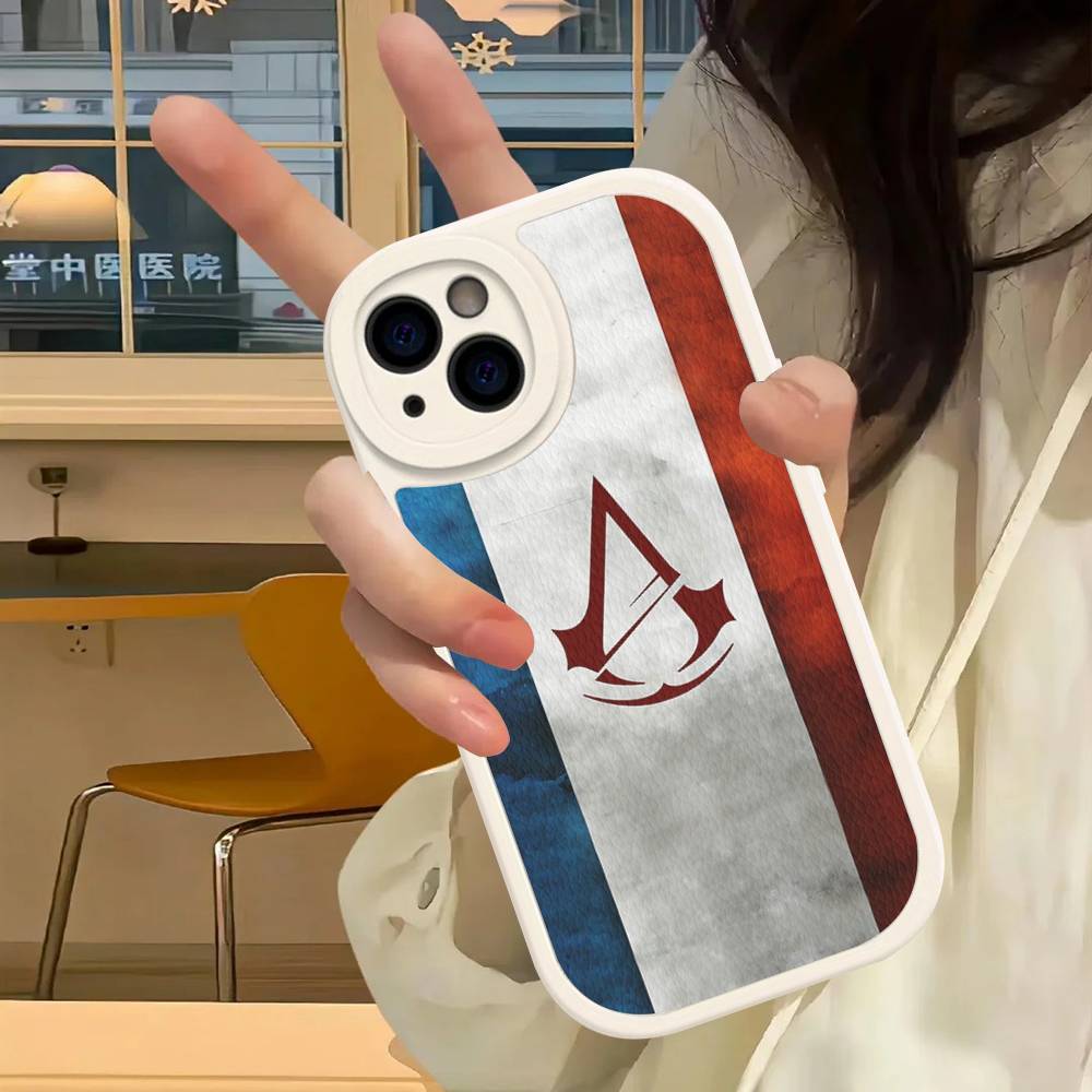 A-Assassin S -Creed Gaming Phone Case For IPhone 16 15 14 13 12 11 Pro Max Plus Leather Cover