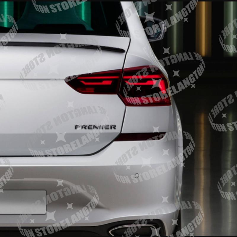 Metal Car Body Premier Letter Emblem 3D Sticker Tail Decals For Chevrolet Blazer Traverse Trailblazer Malibu Suburban Equinox la2