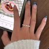 Retro Heavy Industry S plain ring, non-fading opening adjustable index finger ring