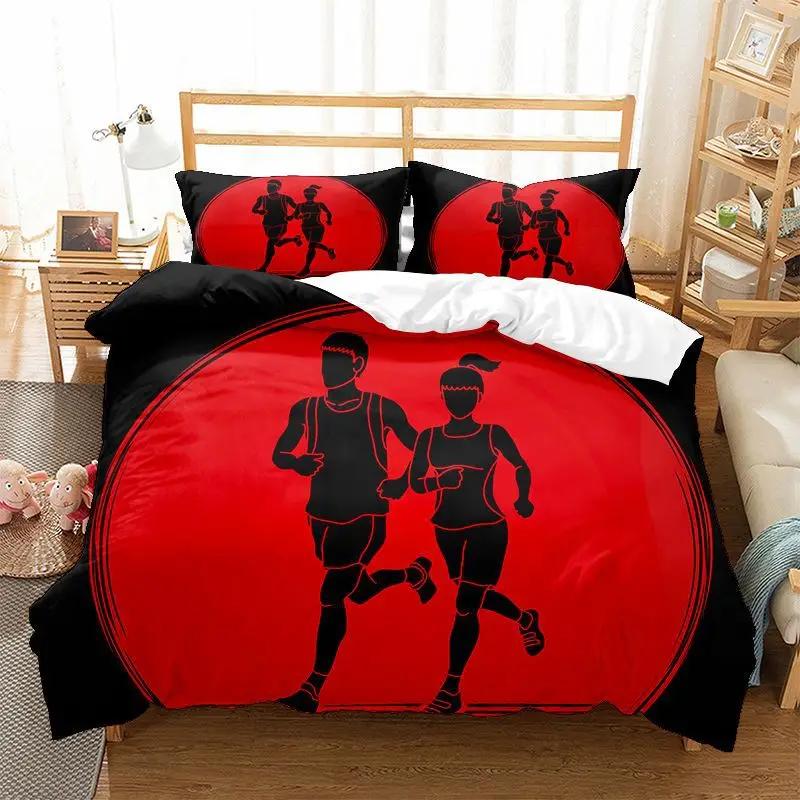 Comforter Luxury Kungfu Design Yin And Yang Bedding Set Chinese Martial Art Boys Full King Size Sports Comforter Set