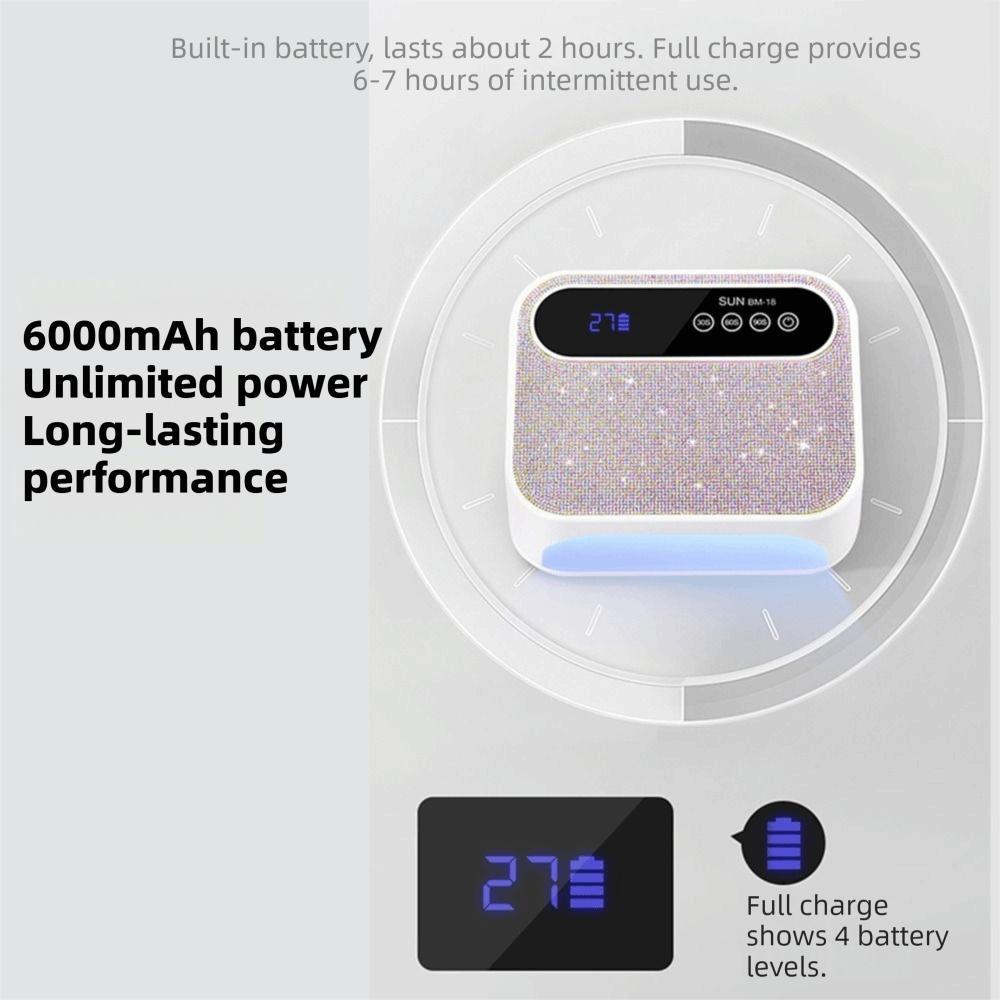 Portable Cordless UV Nail Lamp Rechargeable UV Light Nail Art Dryer UV LED Nail Light  Home Use