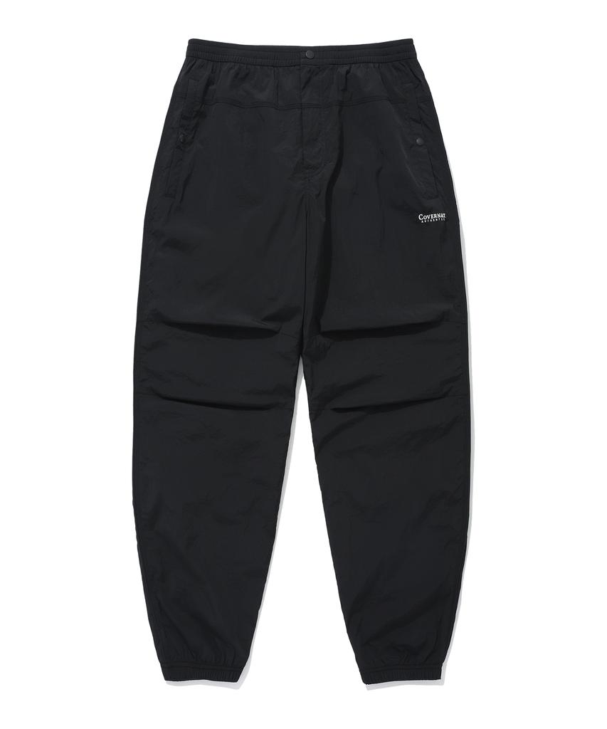 COVERNAT Comfy Nylon Windbreaker Pants Black