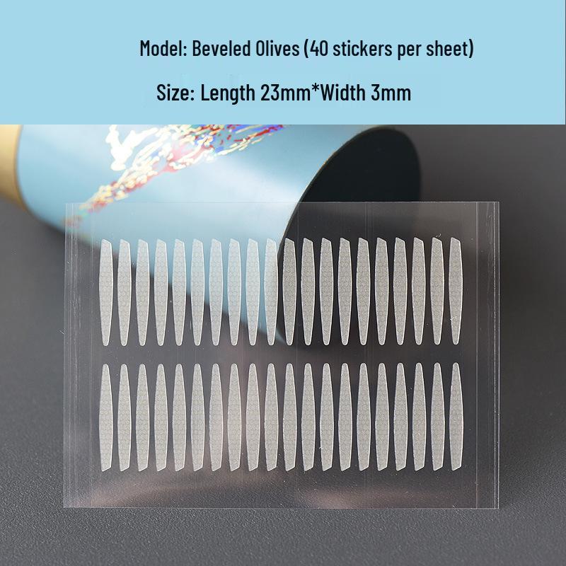 Matte Olive Waterproof Double Eyelid Tape: Invisible, Traceless, for Natural Long-lasting Makeup