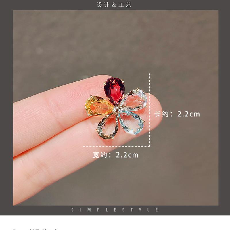 Япония и Корея имитация хрустальная брошь-цветок булавка для девочки булавка на воротник пряжка против света аксессуары для кардигана пиджака