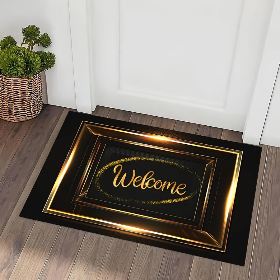 Household Dust-proof and Non-slip Crystal Velvet Floor Mat