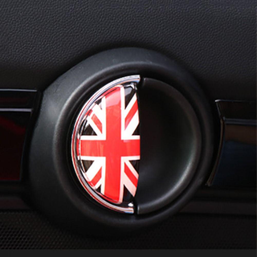 2PCS ABS Car Door Handles Sticker National Flag Round Car Door Handles Decor Multicolor Car Decals for BMW MINI