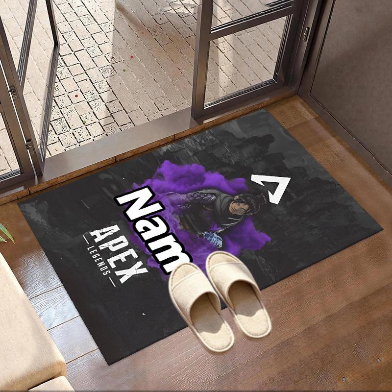 Custom Name Personalized Apex Legends Print Carpet, Versatile Home Decor Rug, for Playroom, Apartment, Balcony, Entryway, Hallway Gift