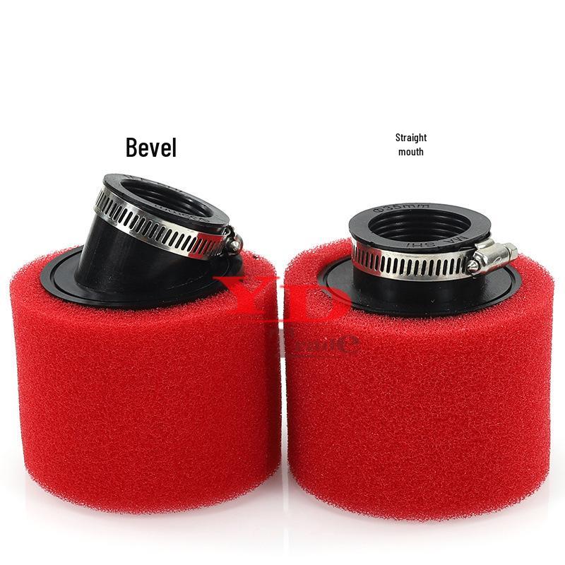 

ATV/Motorcycle Off-Road Air Filter - Straight & Angled Ports, Double-Layer Sponge Straight Port (Inner Diameter 38-40mm)