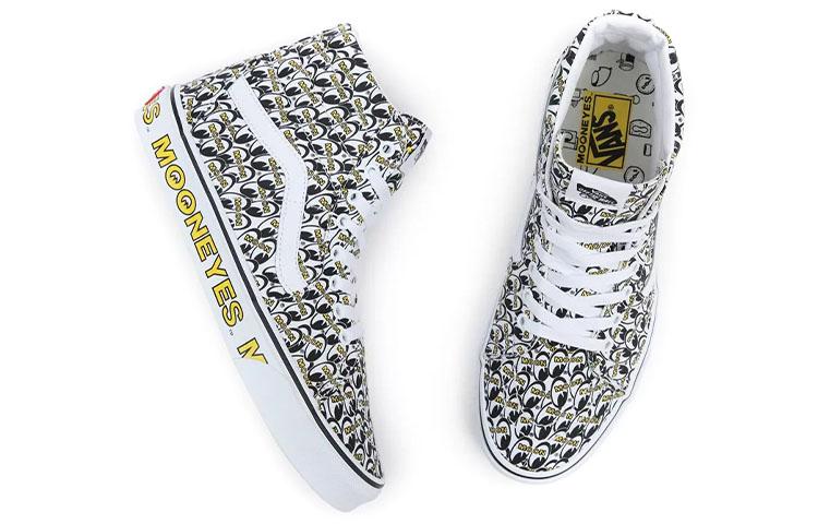 Sk8 Mooneyes x Sk8 Vans-Hi 'True White Yellow' VN0A7Q5N6M5
