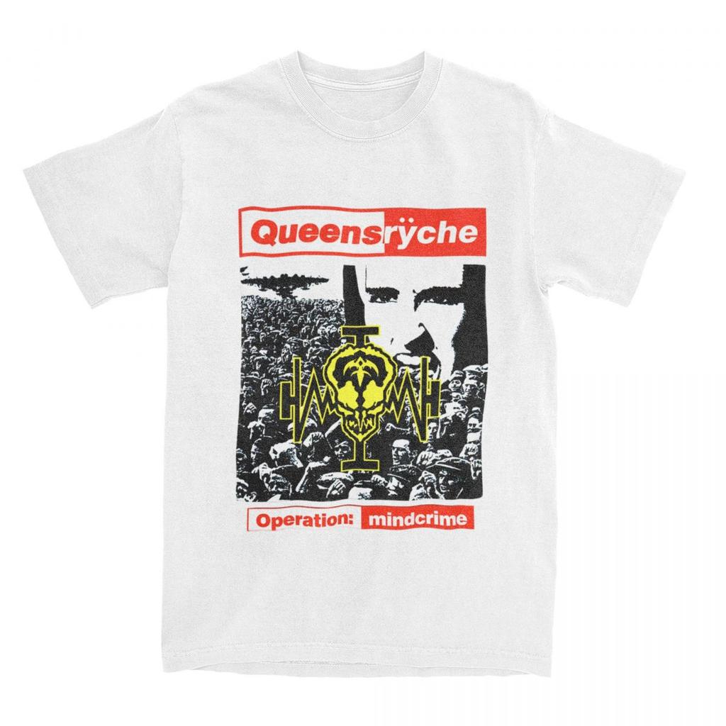 Queensryche Operation Mindcrime für Männer Frauen T-Shirts Merch Einzigartiges T-Shirt T-Shirt 100% Baumwolle Einzigartige Kleidung