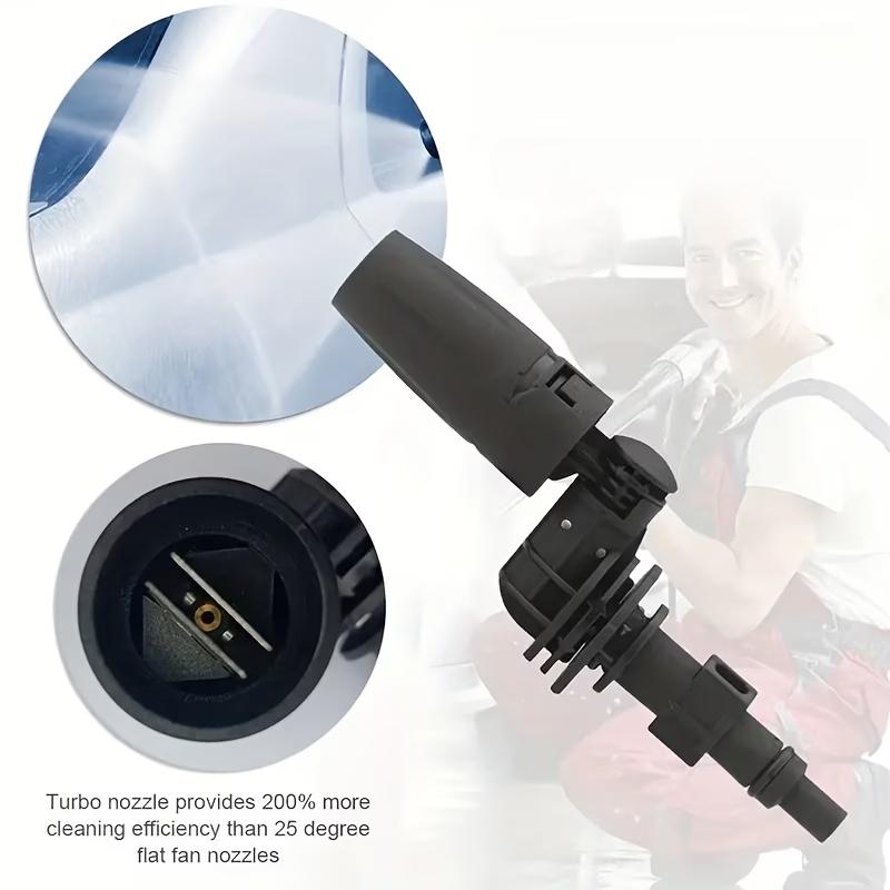 1pc Heavy-Duty 360° Rotating Nozzle Adjustable High-Pressure Spray Head Compatible With Lavor Series High-Pressure Washers