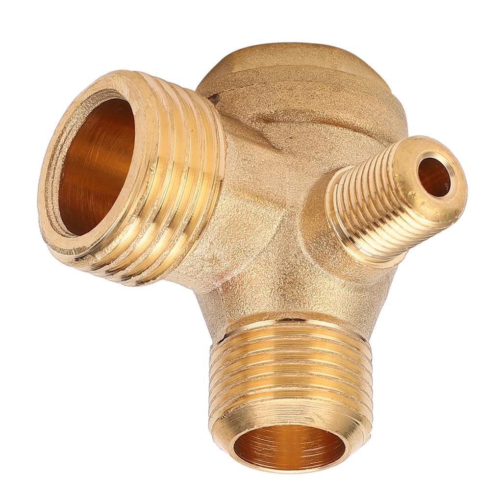 Check Valve Brass Material 1?Way Threaded Connection Air Pump Accessories 12x38x10
