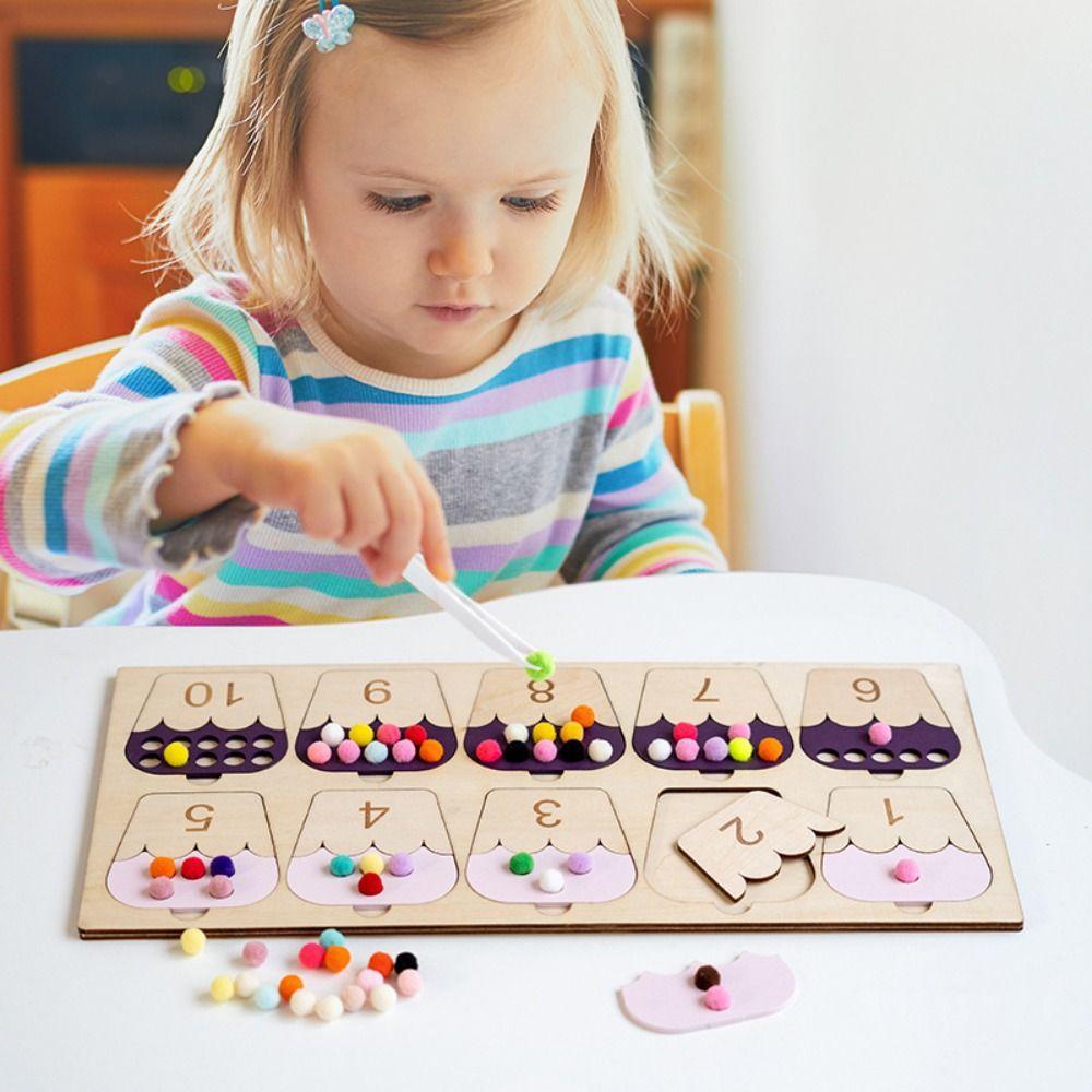

Montessori Wooden Positioning Game Colorful Color Sorting Games Intelligence Development Color Sorting Games