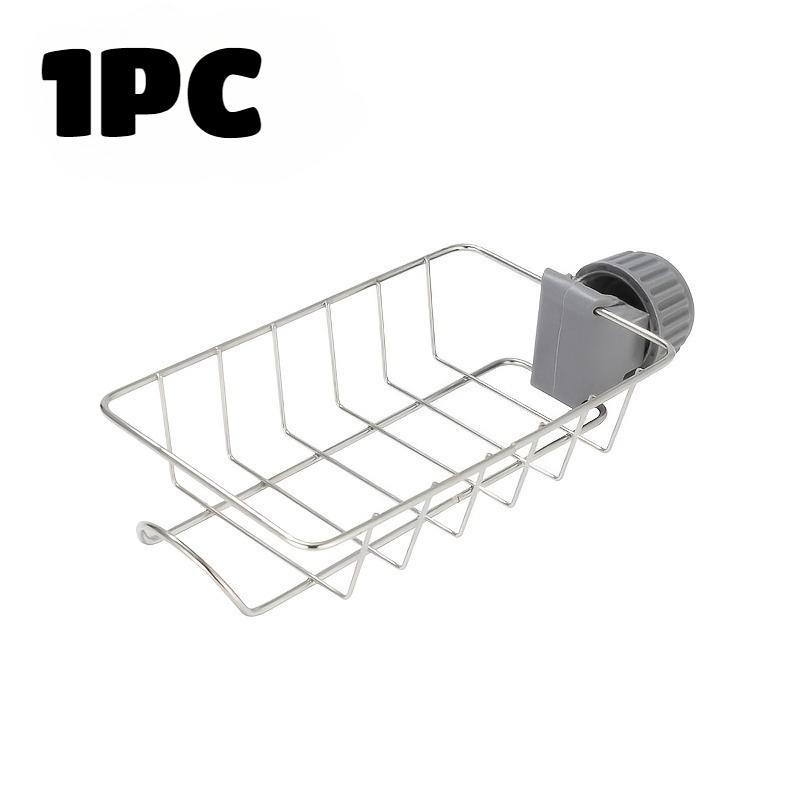 

Kitchen Sink Drain Rack Adjustable Height Flexible Faucet Holder Sponge Storage Soap Drainer Organizer Bathroom KitchenAccessory