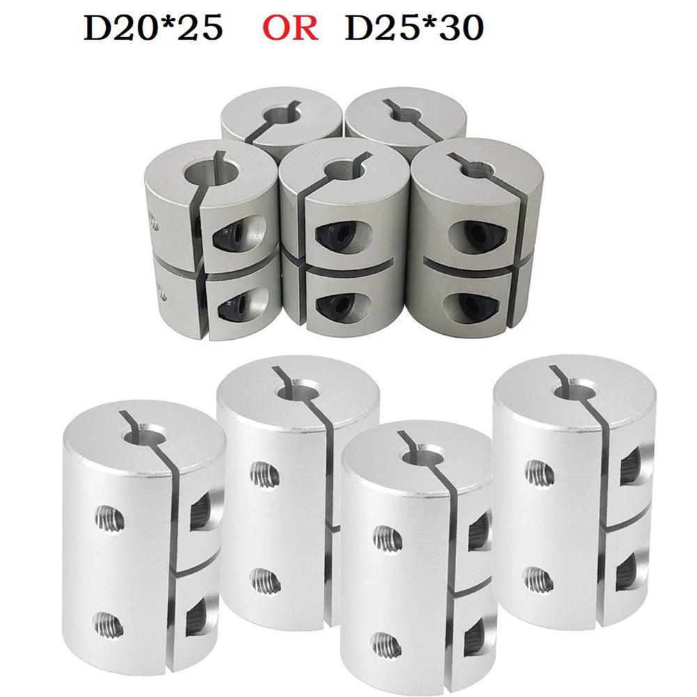 Coupling D20x25 for 3D Printers Aluminum Alloy Stepper Motor Part with Four Machine Screws and 90 Degree Design