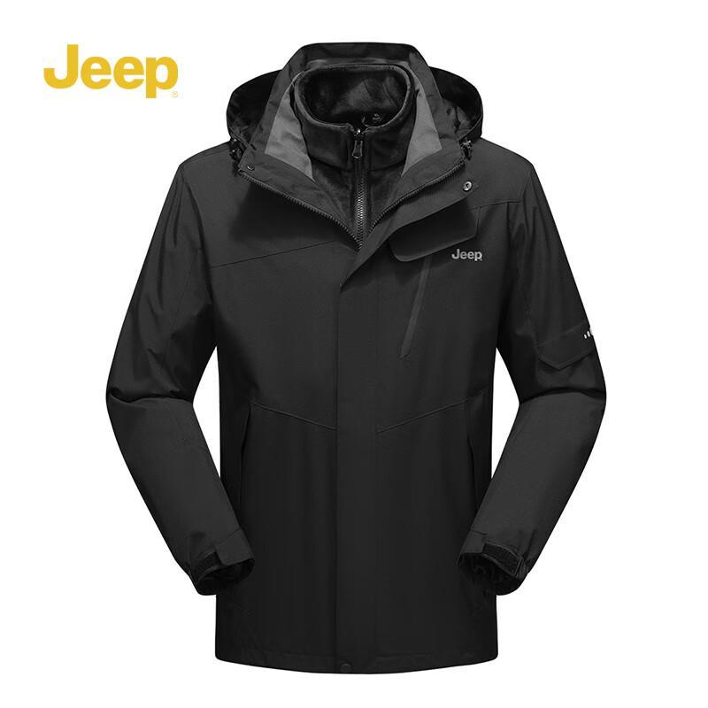 

JEEP Men s 3-in-1 Waterproof Windproof Outdoor Jacket P84JMWF230 3XL