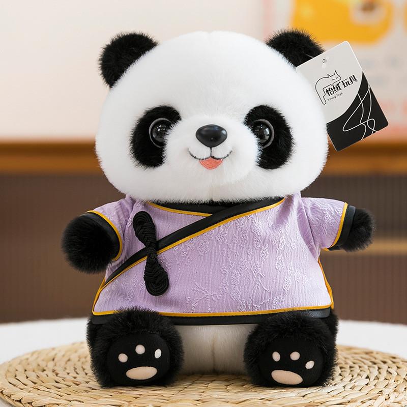 Panda Plush Toy Chinese Style Stuffed Animal Gift For Children