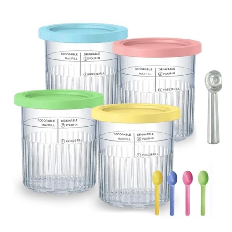Gefrierschrank Eisbecher für NC500 NC501 Serie Aufbewahrungsglas mit Deckeln