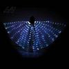 LED Belly Dance Wings Light Up for Adults Kids Glowing Halloween Costume Performance Props Colorful with Lights Luminous Foldable Stage Shows