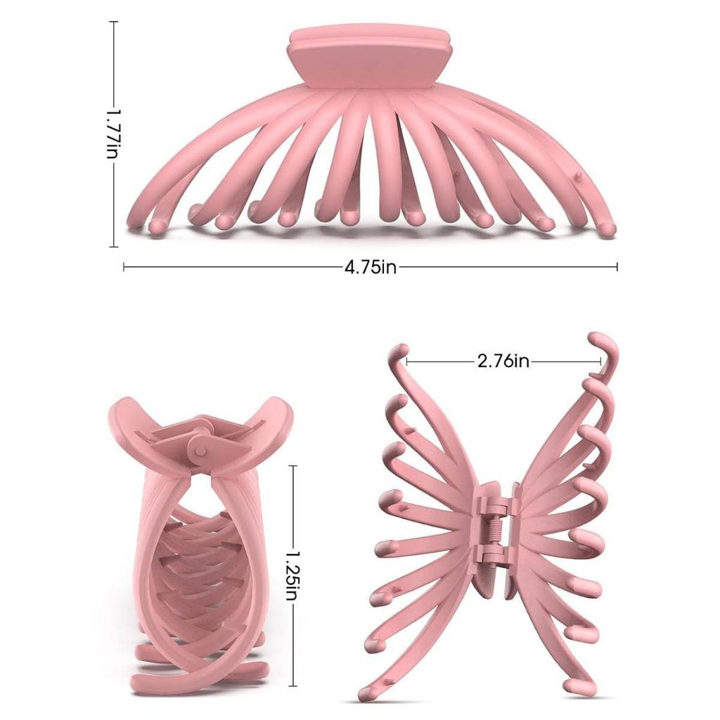 1pc Frosted Power Hair Clips, Simple and Fashionable Hair Fixing Clips, Hair Accessories for Women