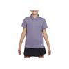 Dri-FIT Victory Solid Comfortable Versatile Short Sleeve Golf Polo Shirt Kids Tops Dawn White DN1967-509
