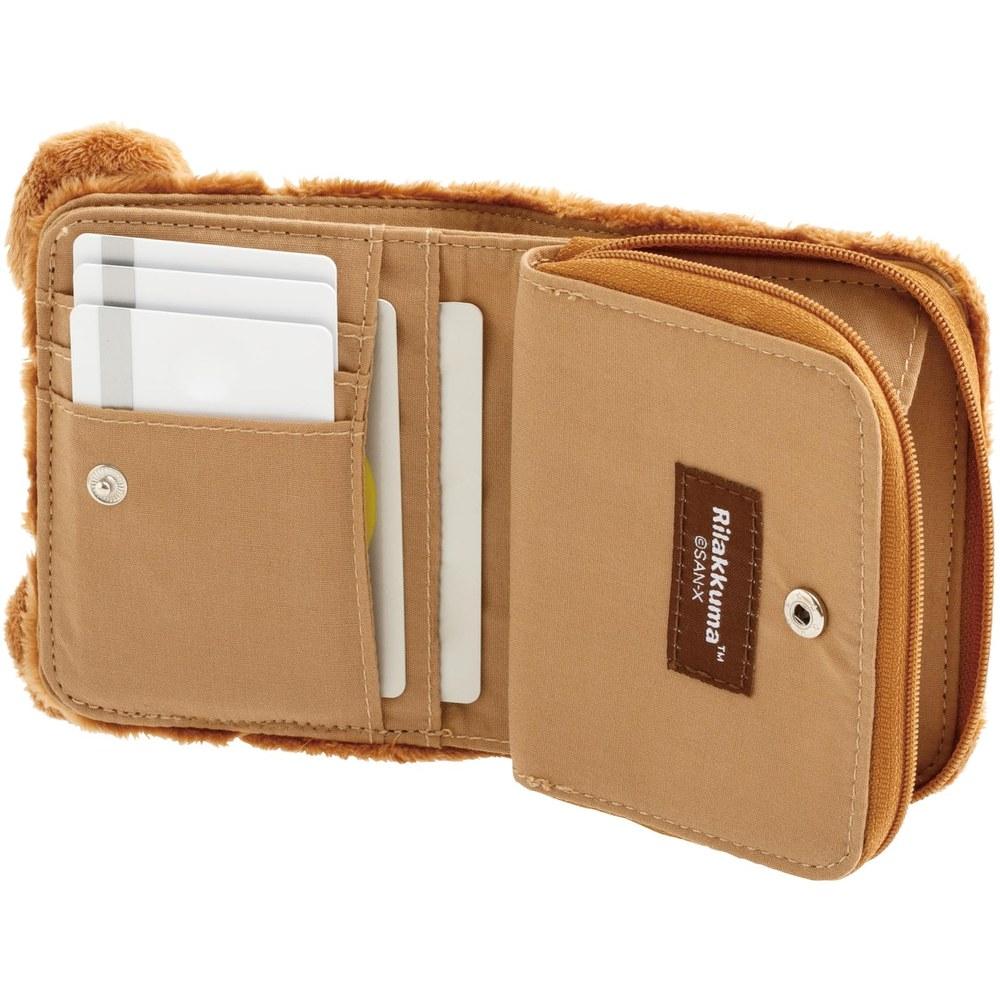 San-X Rilakkuma Plush Wallet Chairoikoguma WL38004 H110 W120 D35mm