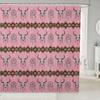 Kids Japanese Style Shower Curtain Japanese Ukiyoe Bathroom Shower Curtain Set Hokusai Exotic Bath Curtain Girls Fuji Mountain