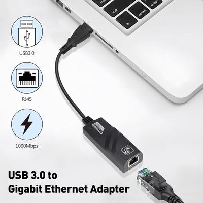 Wi-fi Dongle Network Card 3.0 Gigabit Antenna 1000Mbps USB Wifi Adapter USB To LAN Freely-rotating USB Ethernet Adapter