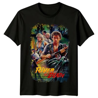 Fluss des Todes (1989) T-Shirt im Retro-80er-Jahre-Stil, inspiriert von Filmplakaten