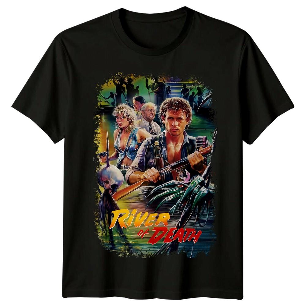 Река Смерти (1989) Футболка в стиле ретро 80-х, вдохновленная кинопостерами. 3XL