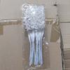 Handmade Wedding Decor White Line Beads White Pearl Beaded Bridal Bouquets 24cm For Bride-to-be Gift Bridal Showers Wedding