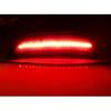 Clear Lens Red LED Strip Rear Side Marker Light For 16-up Fiat 124 Spider Abarth