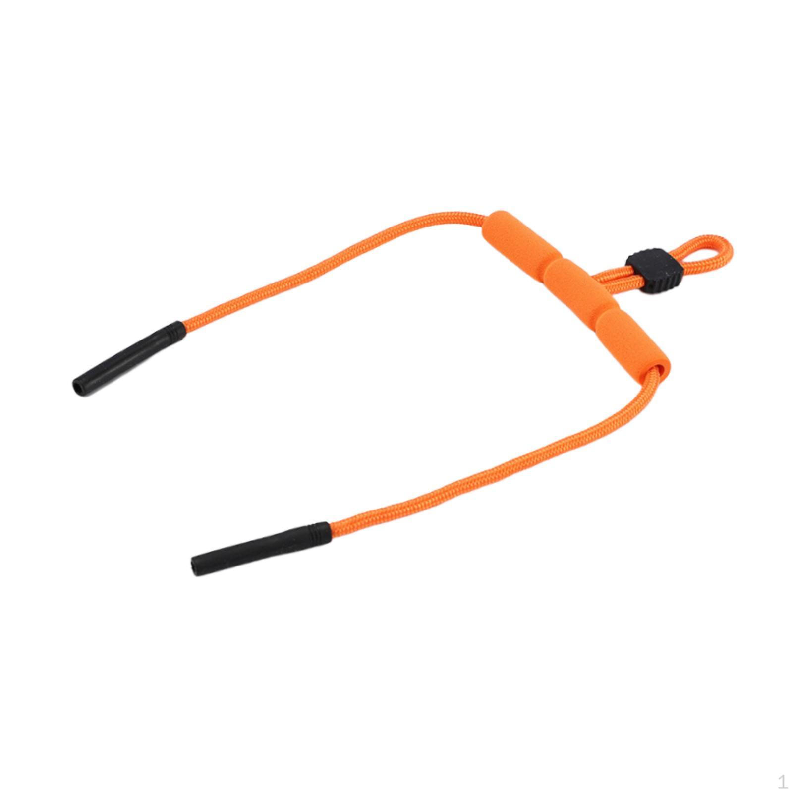 

Ремешок для очков и плавающий ремешок для очков, шнурок для солнцезащитных очков для использования на пляже оранжевый