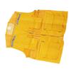 Volunteer Vest for Event Work Clothes with Multi Pockets Yellow Public Welfare Activities Supplies Type 1 M