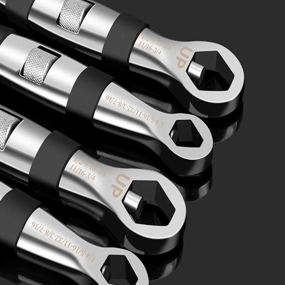 Adjustable Hand Tool Multifunctional CR-V Wrench Set 7-19mm Spanner 23 In 1 Ratchets