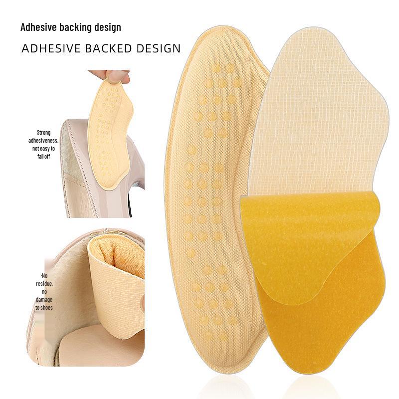 Non-Slip Heel Sticker: Anti-Rubbing, Rebound, and Size-Adjusting Pad for High Heels