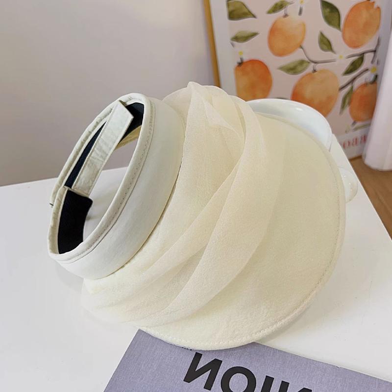 Crownless Sun Hat UPF50 Plus for Women Foldable Headband UV Protection for Summer Beach Hiking Trips