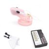 Electro Shock Male Chastity Cage Restraint Locking Ring Belt E-Stim Device  Penis Stimulation Sex Toy for Men Adult Sex Game