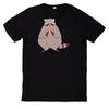 T-Shirt Cute Raccoon Funny Racoon Motif Cotton