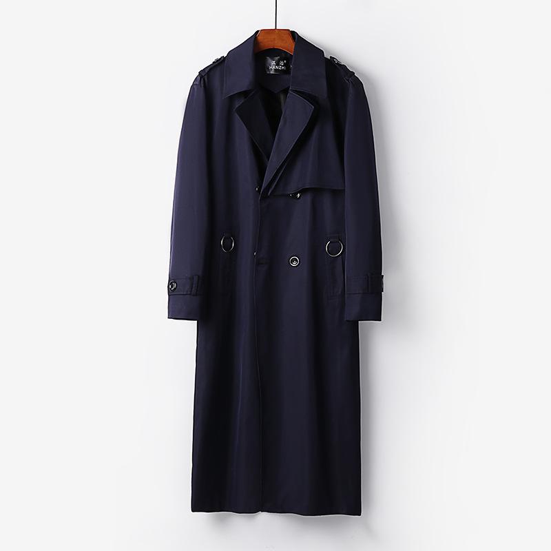 Autumn Double-Breasted Trench Coat Men`S Super