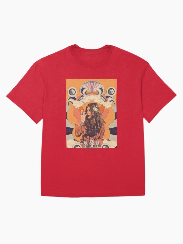 Janis Joplin Fresh Orange Clouds Oversized T-Shirt