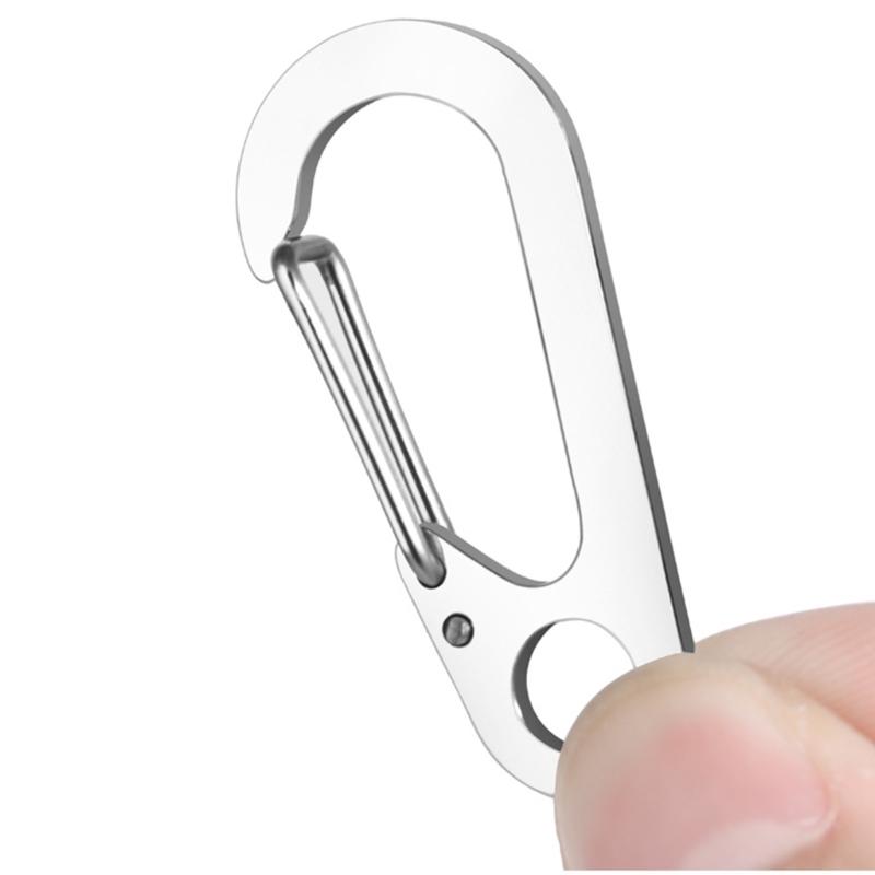 10Pcs Carabiner Hook for Camping Hiking Fishing D Shape Keyring Carabiner Spring Snap Clip Hook Snap Hook Carabiner Clip